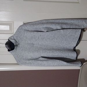 Grey Nautica Sweater 1/4 Zip Men's Large